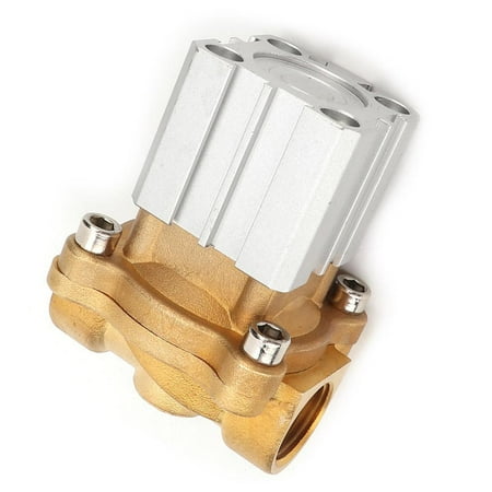 Gas, Vacuum Solenoid,Pneumatic Control Valve,Brass Pneumatic Control Valve,G Thread,Use Medium: Air Oil Water 2Q160-15 G1/2in Gas, Vacuum Solenoid,Pneumatic Control Valve,Brass Pneumatic Control Valve,G Thread,Use Medium: Air Oil Water 2Q160-15 G1/2in